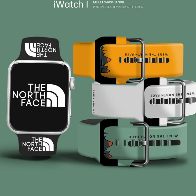 the north face アップルウォッチ 8/9 対応バンド ソフト 柔らかい カウズ ザノースフェイス iwatch se2 交換ベスト 男性 女 性 apple watch ultra2 スポーツバンド 快適 メンズ レディース