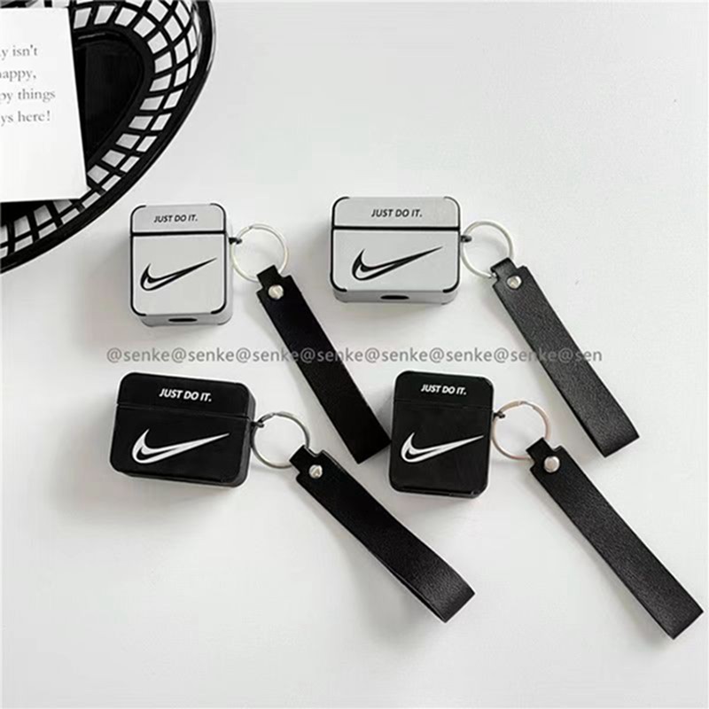 Nike ナイキブランドエアーポッズpro2保護ケースAirPods 3ブランドケース 携帯便利