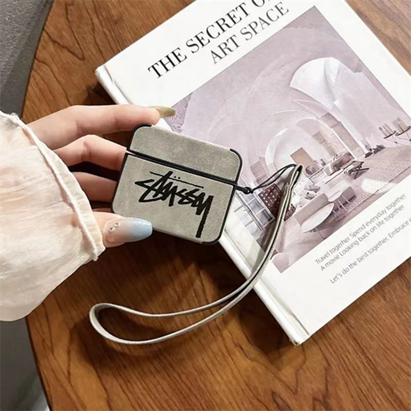 Stussy ステューシーairpods proカバー 軽量 紛失防止AirPods 3ブランドケース 携帯便利 ファッションスニーカー形のairpods pro2ケース 