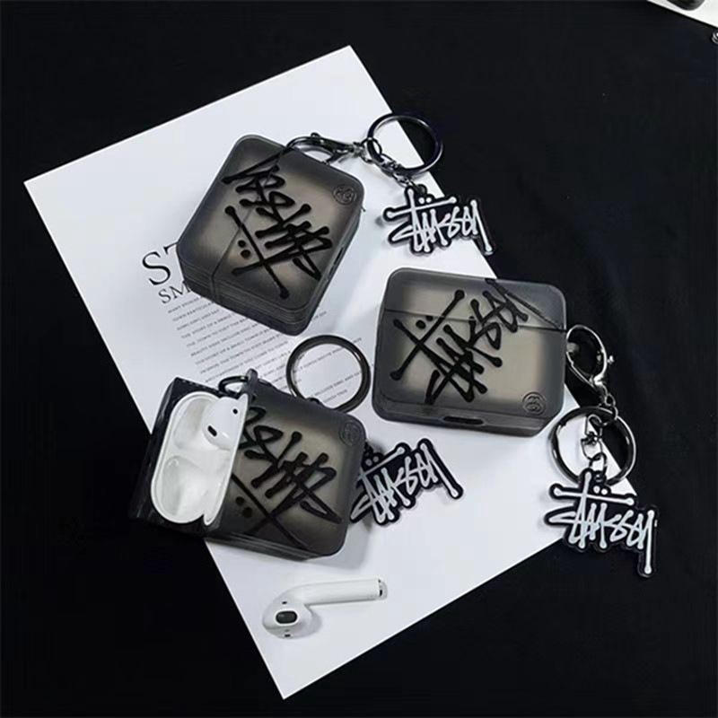 Stussy ステューシーairpods proカバー 軽量 紛失防止かわいいエアーポッズ3/2/1カバー個性メンズ向