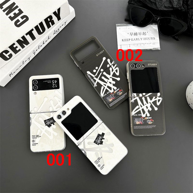 Stussy ステューシーブランドギャラクシーz flip4 5 fold5 4 3スマホカバースムーズ高級感