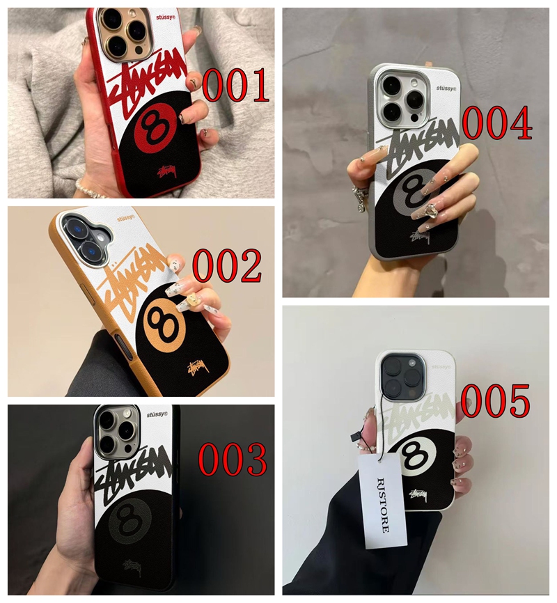 Stussyアイフォン16 pro max 17 15plusカバー