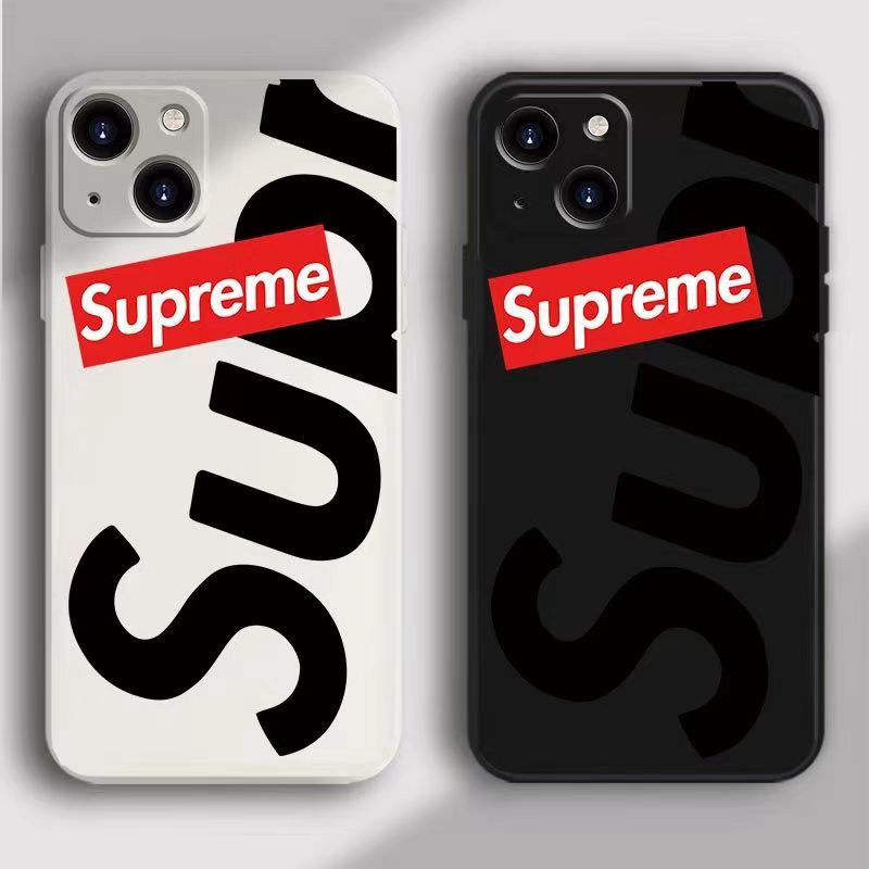 Supreme シュプリームブランドiPhone15 14pro maxケース芸能人愛用アイフォン15 14カバー