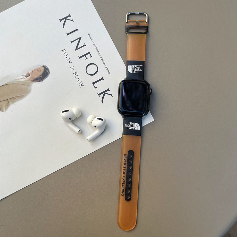 ファッション ブランド ザノースフェイス Apple Watch9交換バルト 360度フェット 