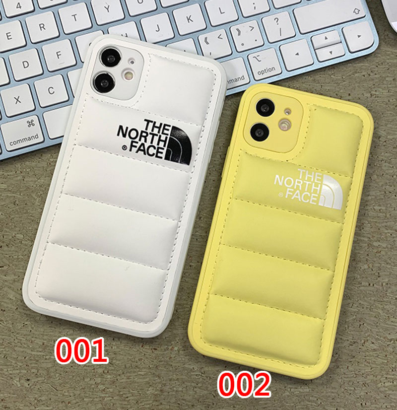 ザノースフェイスIPHONE13pro max/13pro/13スマホケース 人気 ダウンジャケット形 ソフト