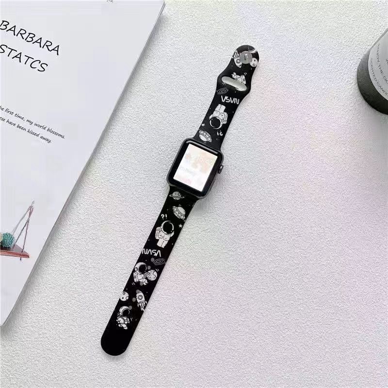 nasaアップルウオッチ se2/7 スポーツベルト 上質Apple Watch ultra/8/7/6ブランドベルト 流行り