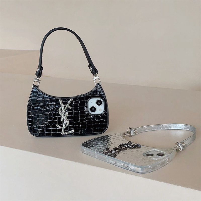Ysl イブサンローランブランドiPhone16 15 14pro maxケース