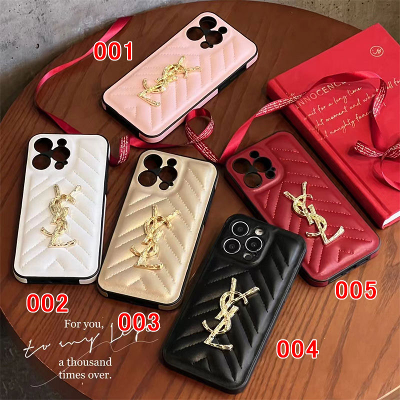 Ysl イブサンローランブランドiPhone16 plus 15 16pro maxケースメンズiPhone 16 15 plus 16 pro maxブランドスマホケース