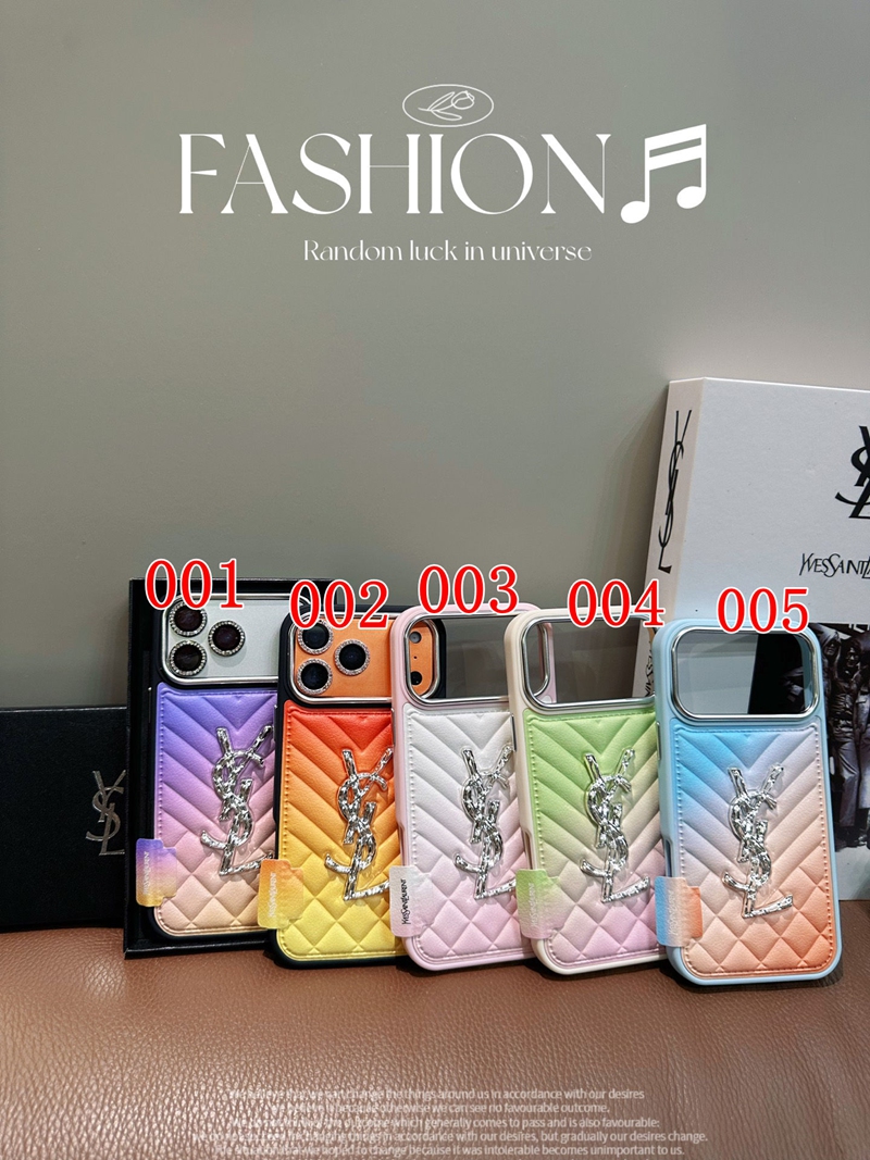 イヴサンローランiPhone 16 15 plus 18 17pro max Airブランドスマホケース